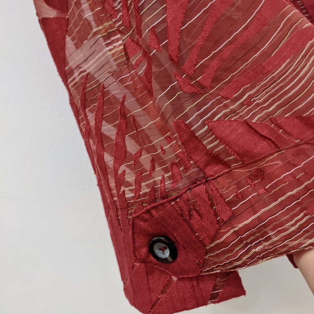 Sheer Button Down - image 5